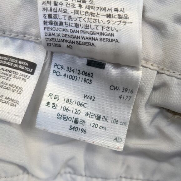 Dockers Men's Chino Shorts Tan Size 42 Cotton Blend Slash Pockets - Picture 14 of 14